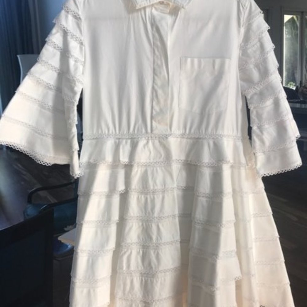 Carven Long Sleeve Dress Size 36 (US 2) Vintage 19